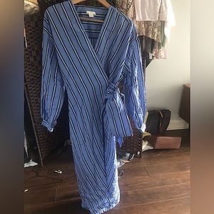 H&M maxi wrap dress
